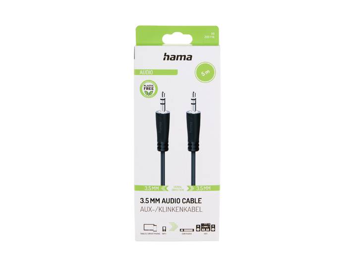 Audiokabel 00205116 5 m Schwarz