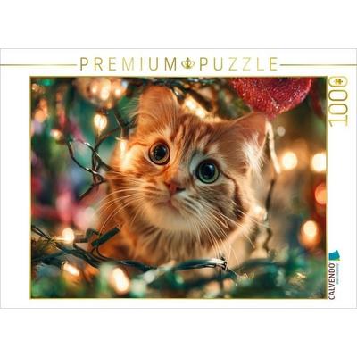 CALVENDO Puzzle Alle Jahre wieder ist Chaos unter'm Baum | 1000 Teile Lege-Größe 64x48cm Foto-Puzzle für glückliche Stunden