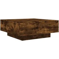 vidaXL Couchtisch Räuchereiche 80x80x31 cm Holzwerkstoff