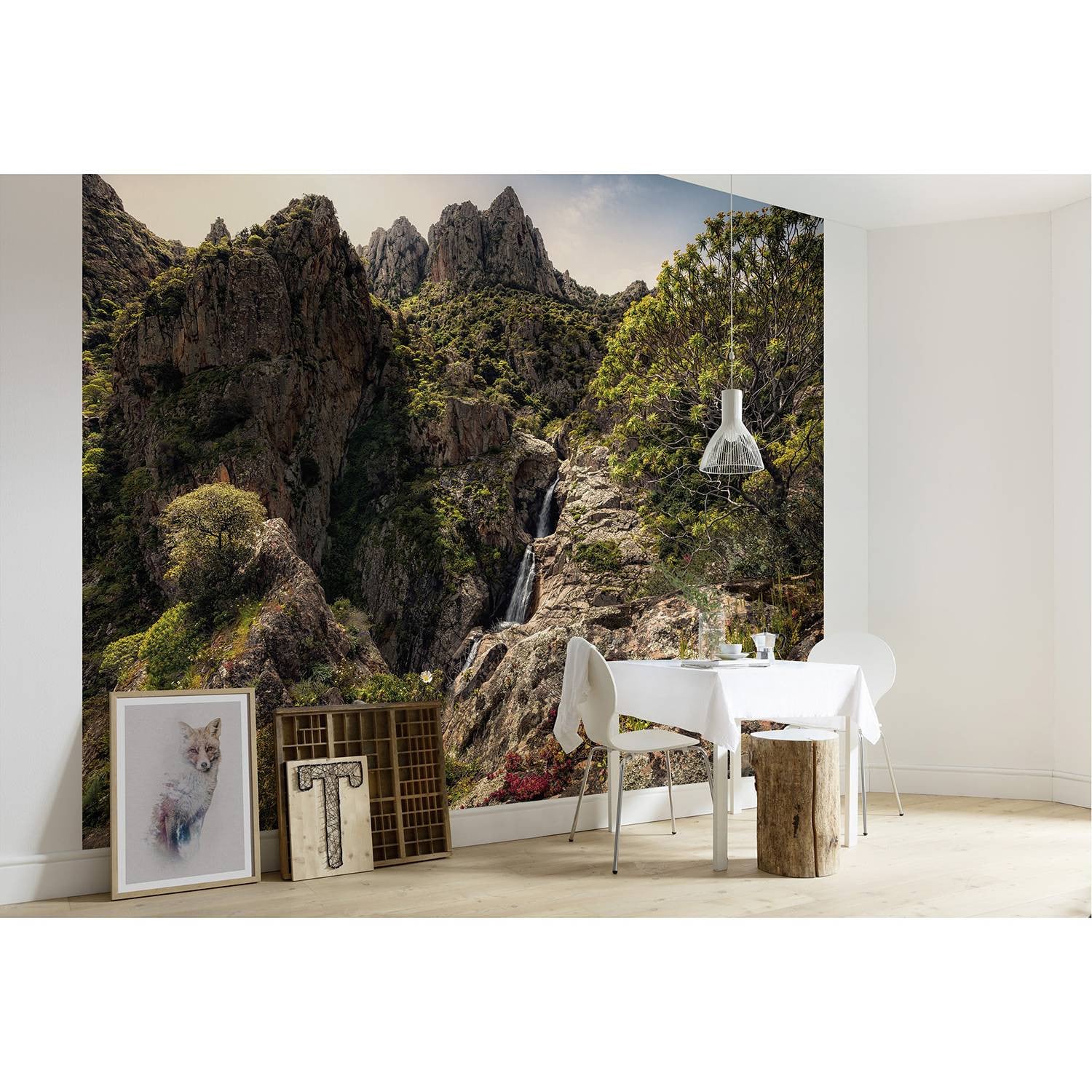 home24 Fotobehang Rainbow Lands Multicolour Abstract B: 450 cm, H: 280 cm