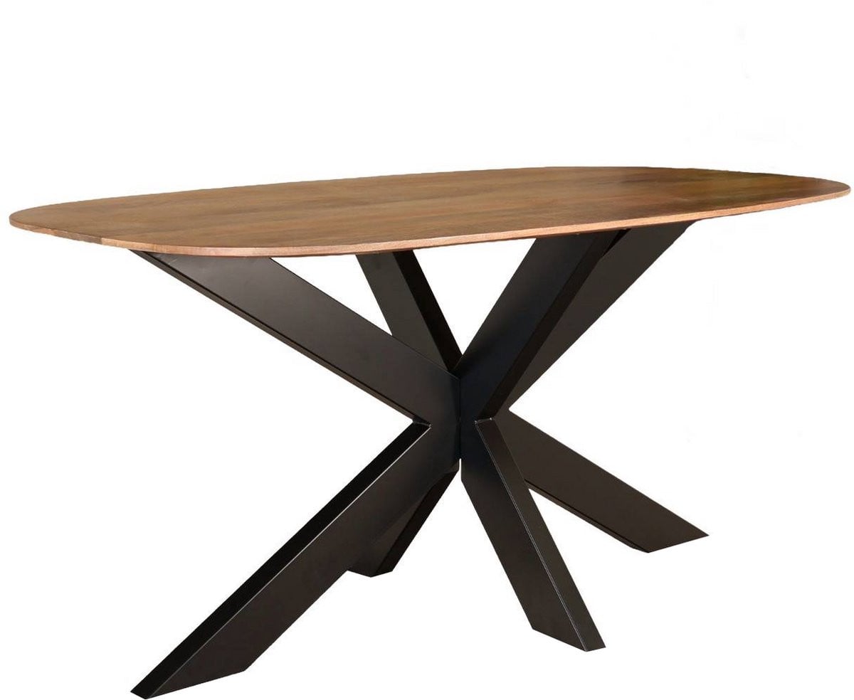 Austin Eettafel Austin - Ovaal - Mangohout - Lichtbruin - 160 cm