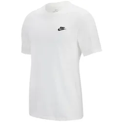 NIKE Sportswear Freizeit T-Shirt Herren 101 - white/black L