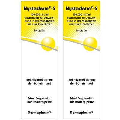 Nystaderm S Suspension 2x 2x24 ml
