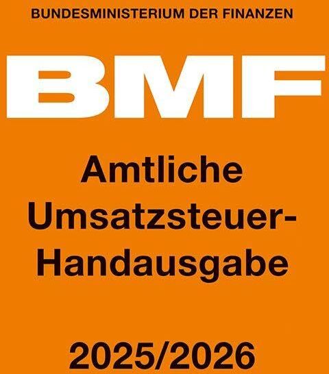 Amtliche Umsatzsteuer-Handausgabe 2025/2026 - Preis vom 10.10.2026 11:48:34 h