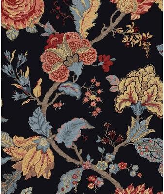 Seabrook Designs Lana Jacobean Pre-Pasted Wallpaper