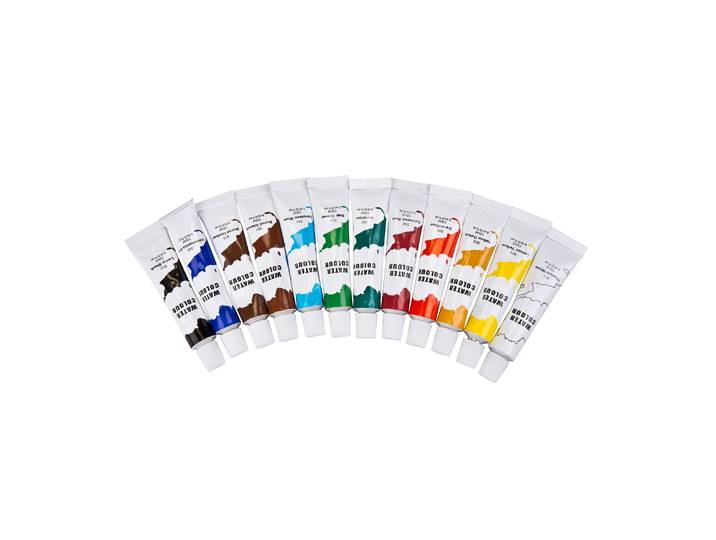 Aquarellfarbe Set 12 ml 12-teilig