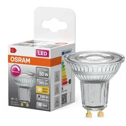 OSRAM GU10 LED Superstar PAR16 4,9W warmweiß 345lm 15° dimmbar – LED Strahler - sehr gute Farbwiedergabe