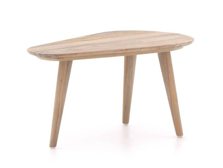 Loungetafel ROUGH Driehoek Tuintafel Teakhout 45x75cm