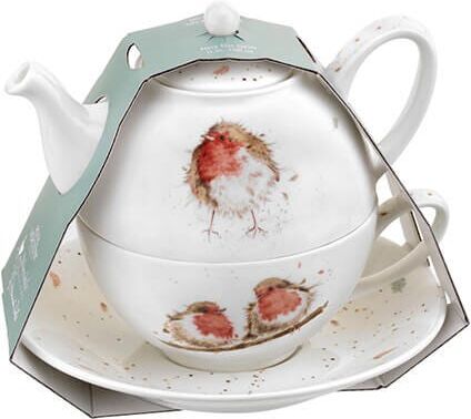 Wrendale Designs Robin Tea for One with Saucer