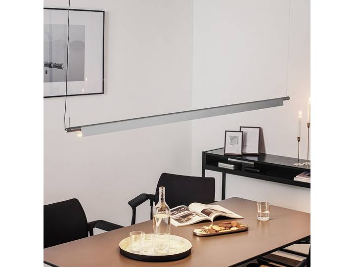 Compendium Pendelleuchte 2700K Alu - Luceplan - Wohnzimmer - Design - Metall - Einflammig