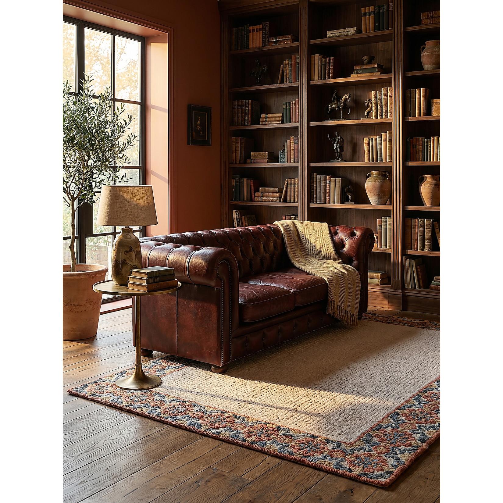 Wollteppich Kurzflor Rot 120 x 170 cm - BROK Kadima Design