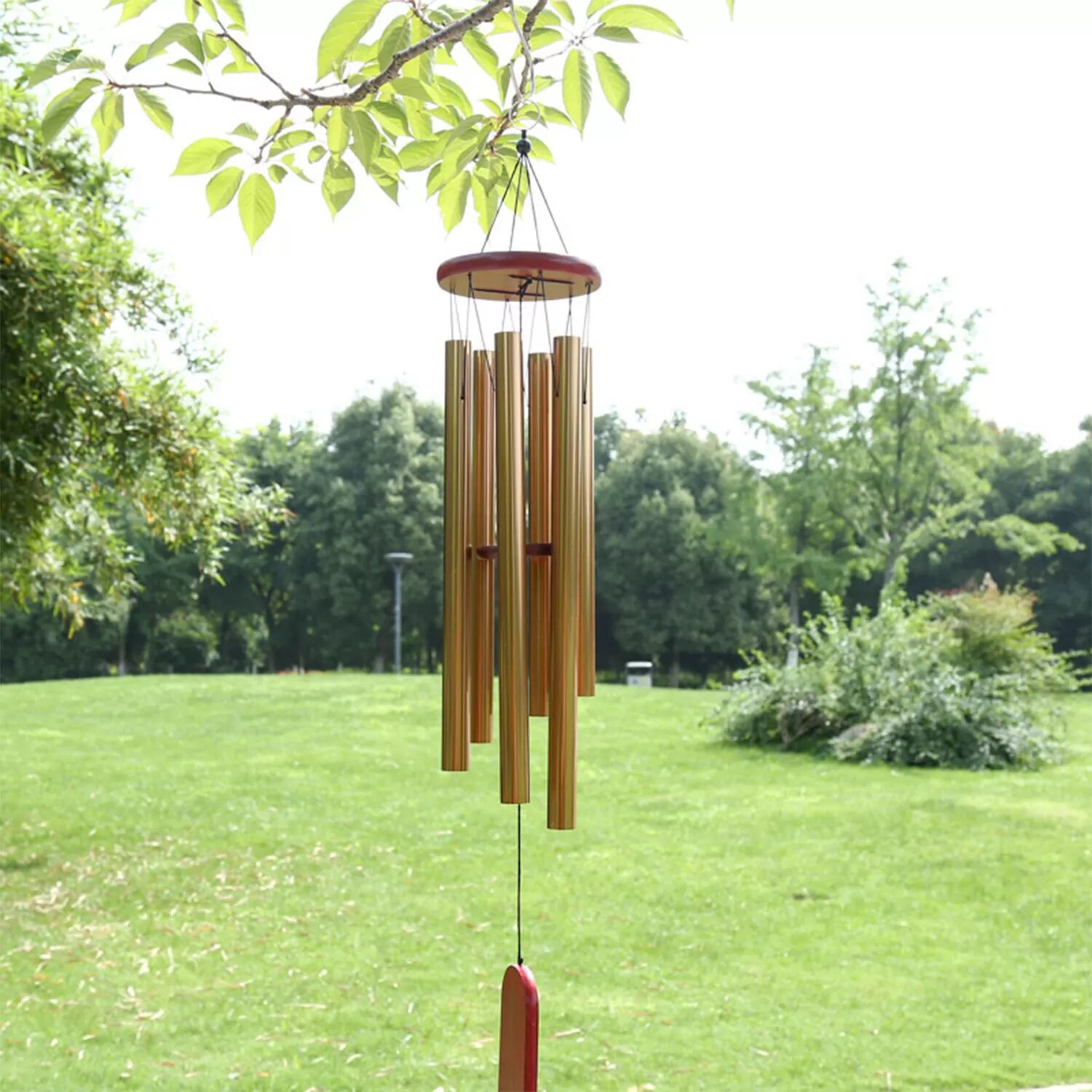 INF Carillon éolien pour jardin, terrasse, maison avec 6 tubes