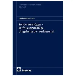Kuhn:Sondervermögen - verfassungsmässige, Fachbücher von Tim Alexander Kuhn
