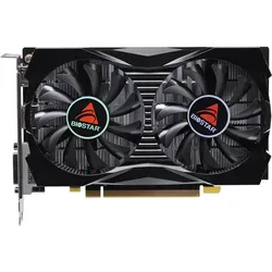 Biostar GeForce GTX 1050 (4 GB, GDDR5), Grafikkarte, Schwarz, Grau