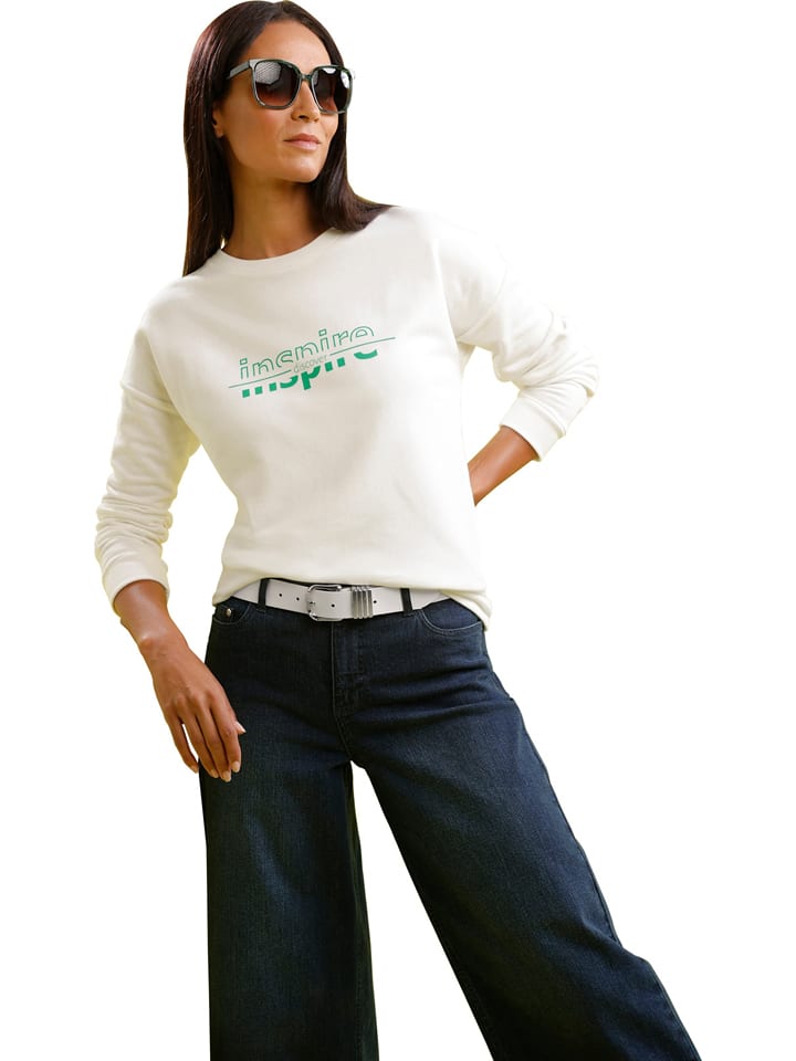 Heine Longsleeve in Creme - 38