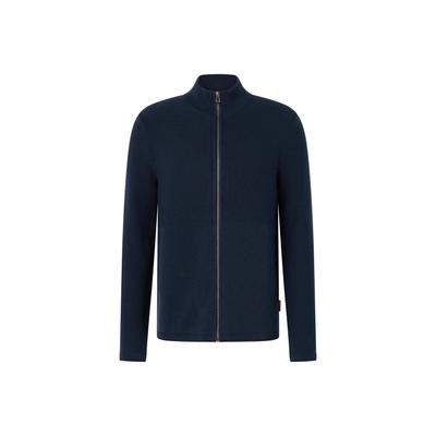 Sweatshirt JOOP JEANS "Strickjacke JJK-04Peeter, 102", Herren, Gr. XL, blau (dunkelblau), Obermaterial: 100% Baumwolle CO., Sweatshirts Sweatshirt