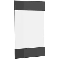 Vicco, Regal, Küchenfront R-Line, Anthrazit Hochglanz, 39.6 x 59 cm Möbelfront für den Hängeglasschrank