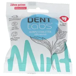 DENTTABS Zahnputztabletten stevia-mint m.Fluorid 125 St