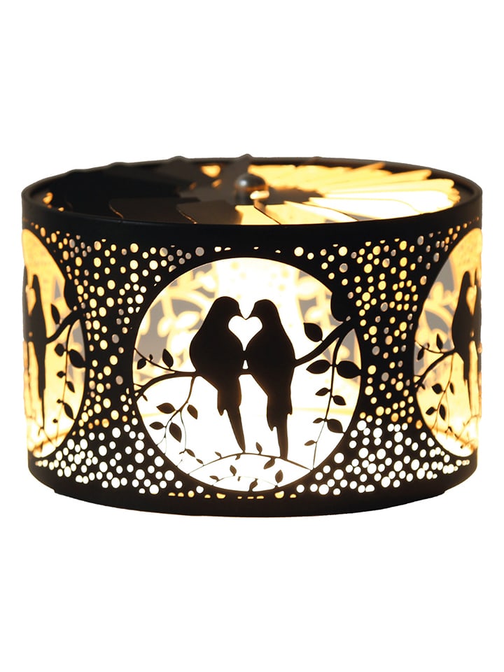 Woodbridge Karussellschirm "Doves" in Schwarz/ Gold - Ø 13 cm - onesize