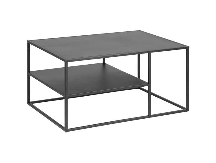Salontisch Newton schwarz Metall B 90 T 60 cm