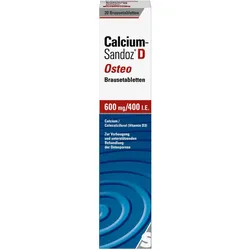 Calcium-Sandoz D Osteo Brausetabletten 20 ST