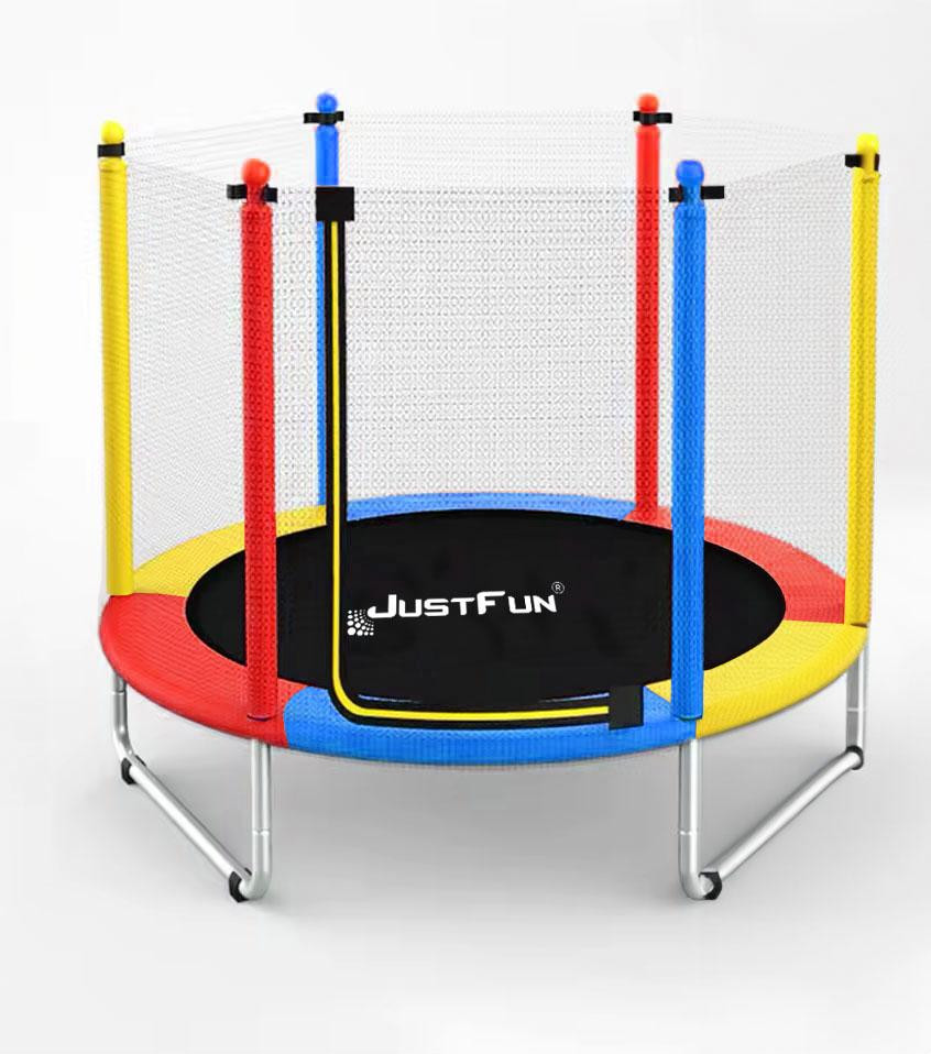 Just Fun Springkussen voor kinderen, meerkleurig, 152 cm