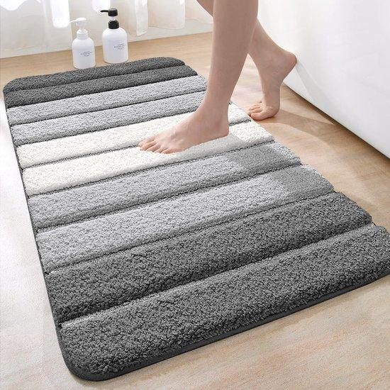 Creon Badmat met antislipondergrond en snelle vochtafvoer, Breedte: 60 cm, Lengte: 110 cm