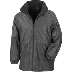 Result Clothing, Herren, Laufjacke, Microfleece Lined Jacket (XL), Schwarz, XL