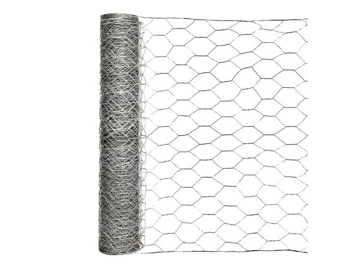Maschendrahtzaun 3.8 cm sechseck 1 m x 25 m