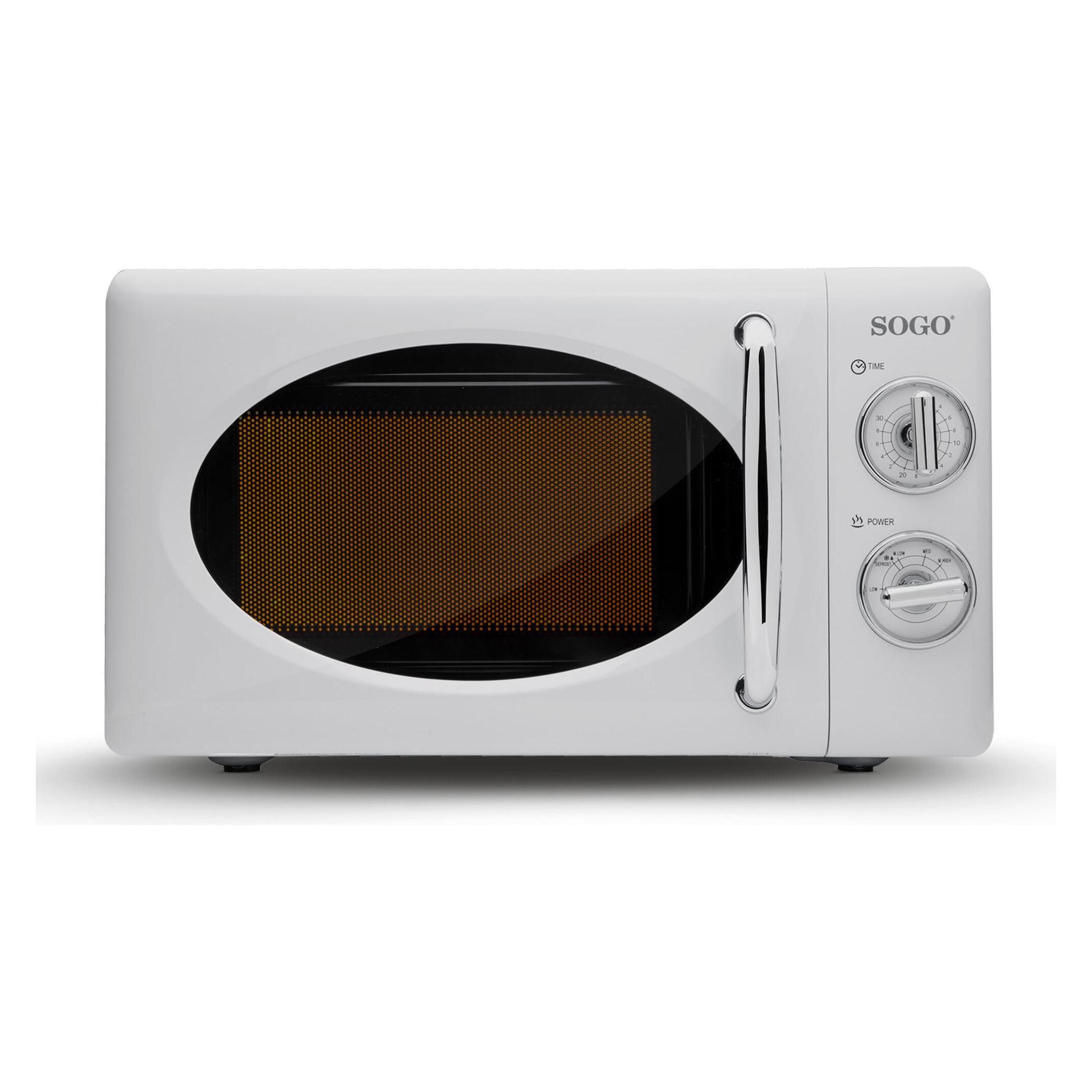 Sogo MICROWAVE, RETRO DESIGN, 20L, 700W - WHITE (20 l) (HOR-SS-890-W)