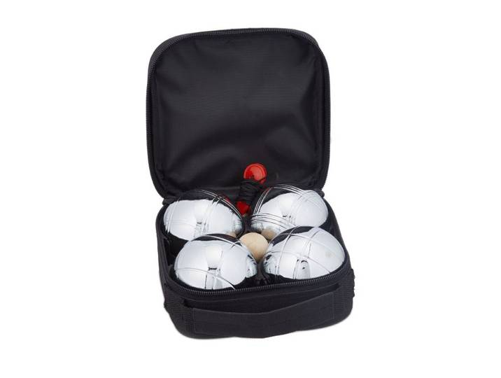 Relaxdays 4 Boule Kugeln im Set