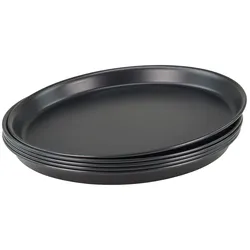 GVK ECO 5 StückPizzablech rund aus Blaublech Ø 24 cm schwere Profiqualität
