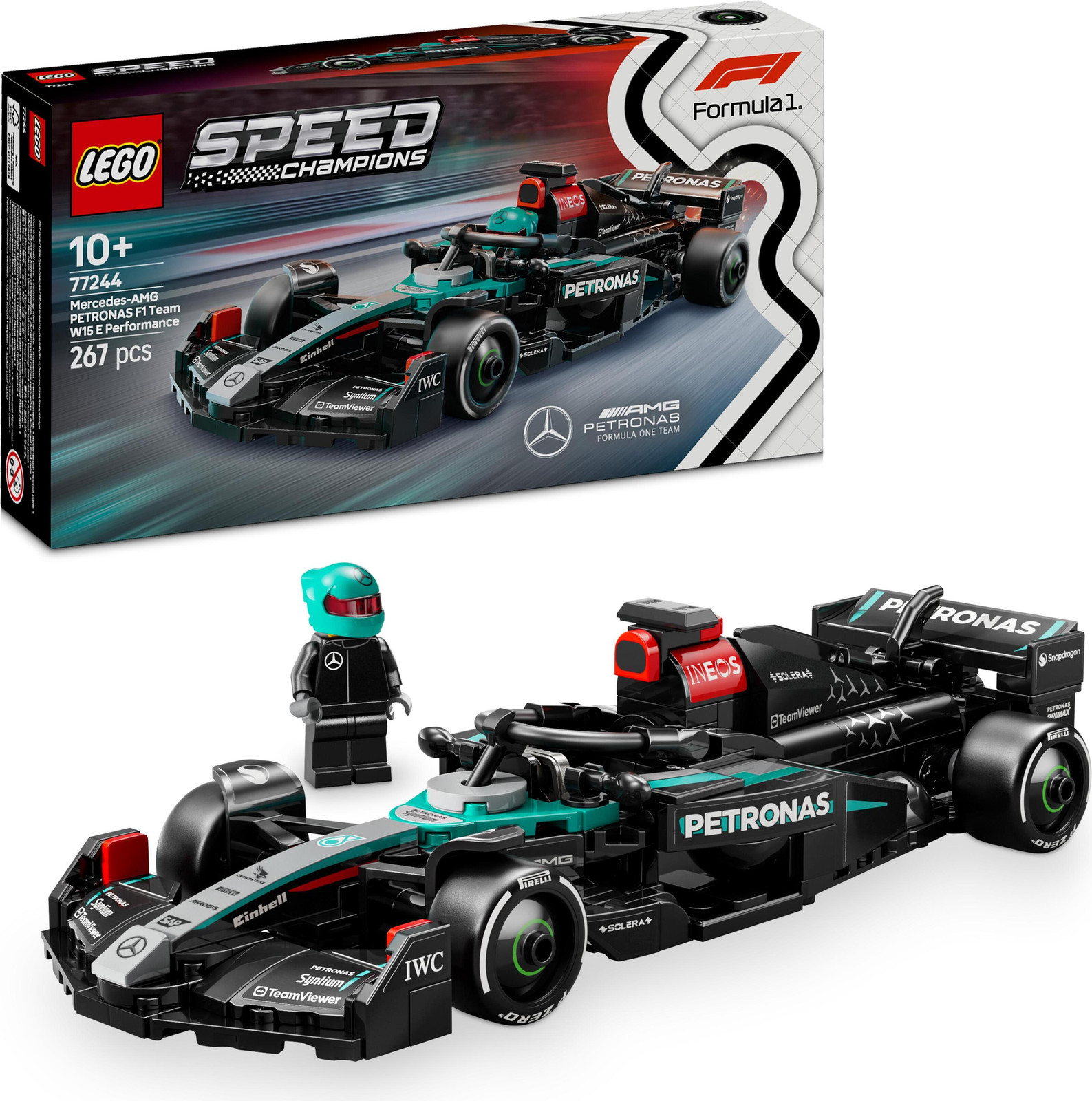 LEGO Speed Champions Raceauto F1 Mercedes-AMG W15 77244