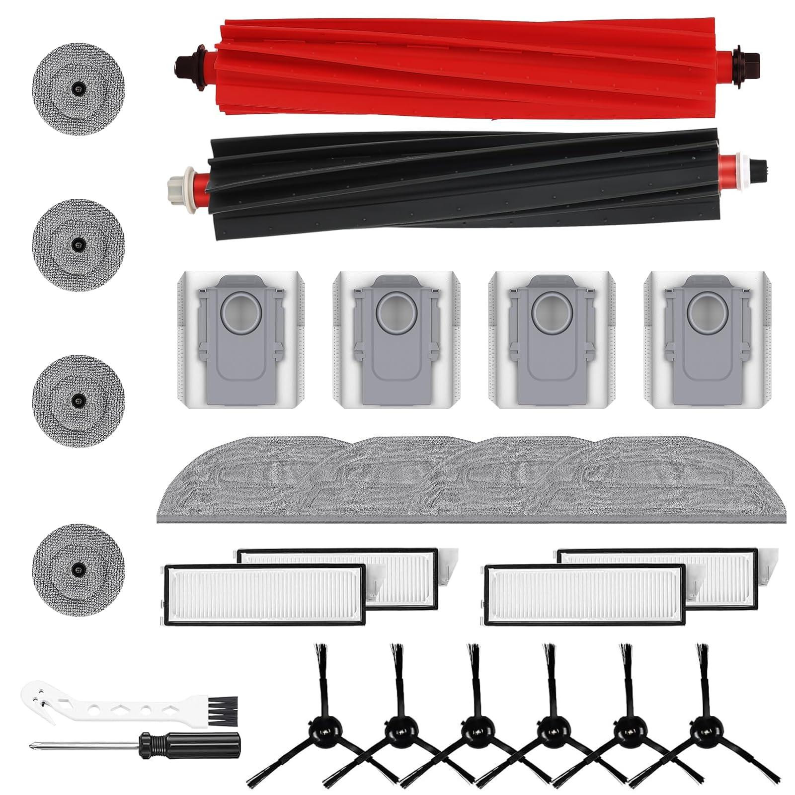 Famanu 26-delige accessoireset voor stofzuigrobots met hoofdborstels, stofzakken, HEPA-filters, zijborstels en reinigingsgereedschap