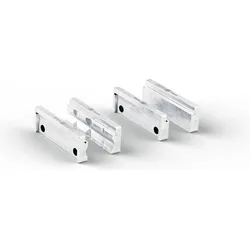Fein, Zubehör Maschine, Schutzbackenpaar Set (P) Prisma und (B) Blank 110 mm Aluminium ( VersaMAG)