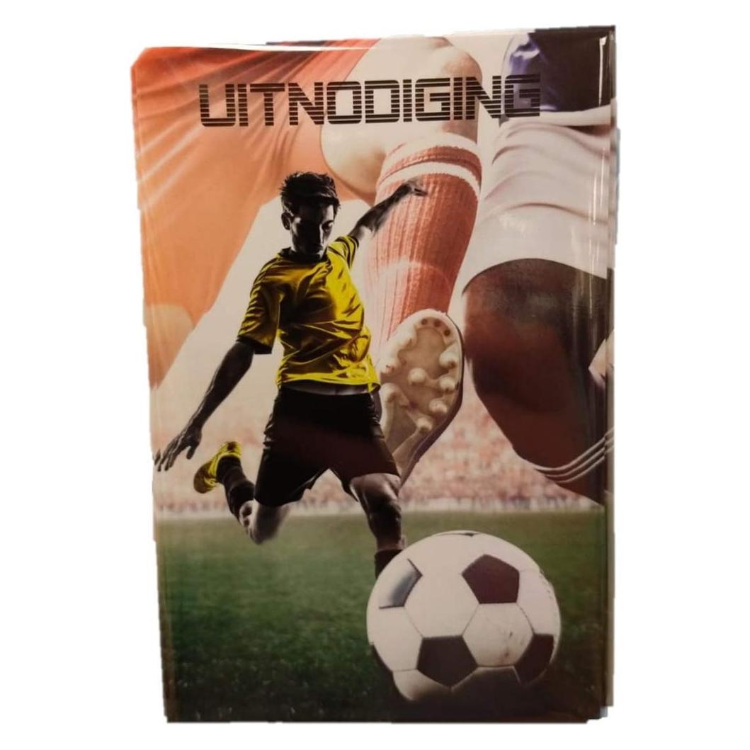 Fussball-Einladungen, 6 Stk. (6 Stk.) (64748105)