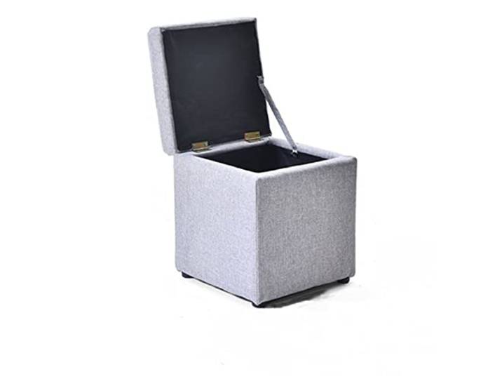 JXXUIRUIEEN Home Schuhwechselhocker Nordic Kleiner Hocker Aufbewahrung für Flur, Zimmer,(Grey)