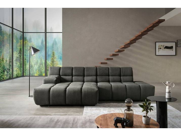 designwerk Ecksofa Cielo L-Form, Design und aufwendige Detailverarbeitung, mit Sitztiefenverstellung