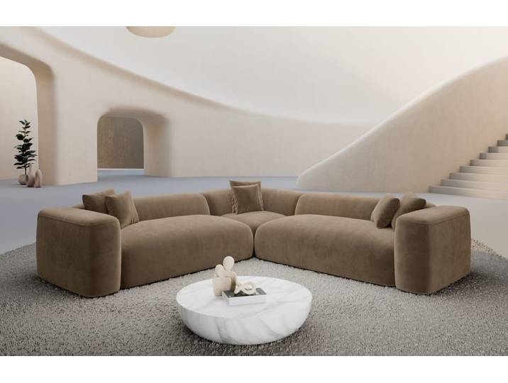 Stoff Ecksofa Alcudia L-Form