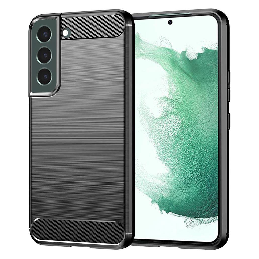 Techsuit - Carbon Silicone - Samsung Galaxy S22 Plus - Black (Samsung Galaxy S22 5G) (56339946)