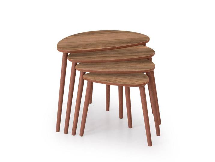 Habitat Garten Couchtisch nora Braun, Holz, 45x55x68 cm, Wohnzimmer, Wohnzimmertische, Couchtische