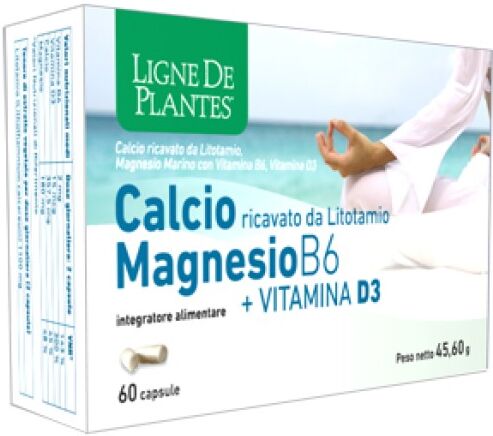 NATURA SERVICE Srl Natura Service, Calcio + Magnesio B6 + Vitamina D3, 60 capsule