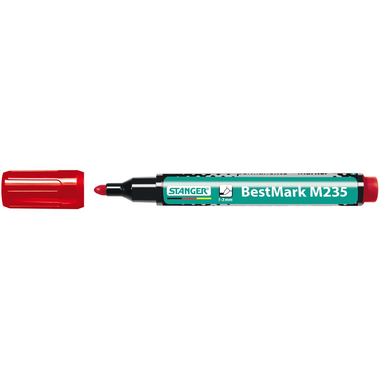 STANGER BestMark M235 Permanentmarker rot 1,0 - 3,0 mm, 1 St.