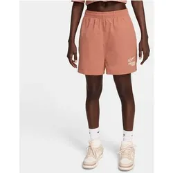 NIKE Damen Shorts Da W NSW WOVEN SHORT GLS, Größe M in Orange Orange