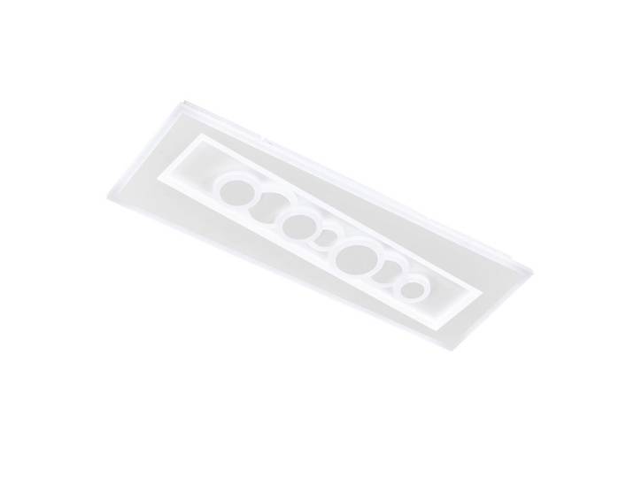 Fischer & Honsel Led-Deckenleuchte Ratio, Weiß, Metall, rechteckig, 21x6x63 cm, Farbtemperaturwechsler, Lampen & Leuchten, LED Beleuchtung, LED-Deckenleuchten