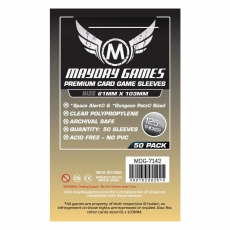 Mayday Games Premium Space Card Sleeve Space Alert (50 Stück) 61x103mm - 7142 - Kartenhüllen 293194