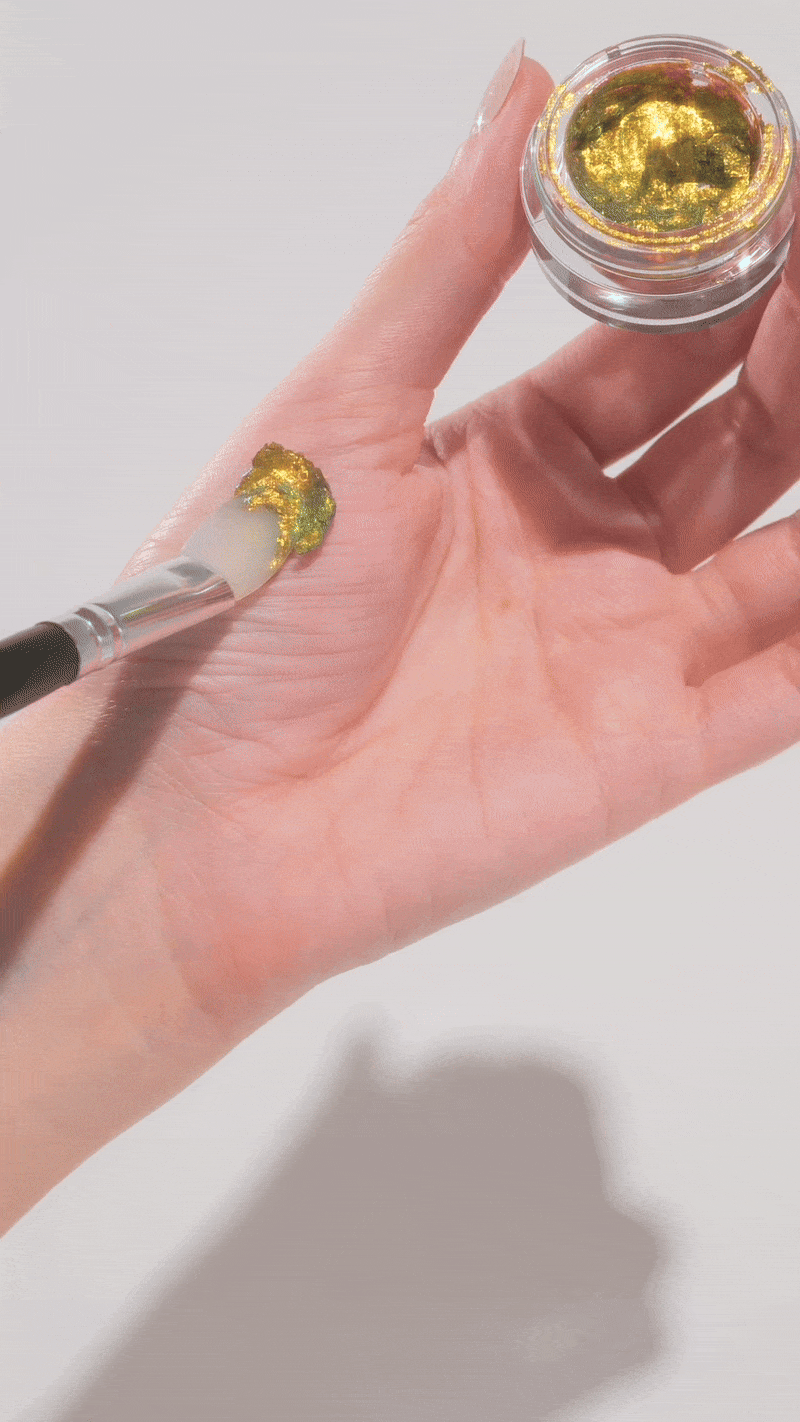 Gold Rush Chroma Flakes (Gold/Green) - Duochrome Pigment - Glisten Cosmetics