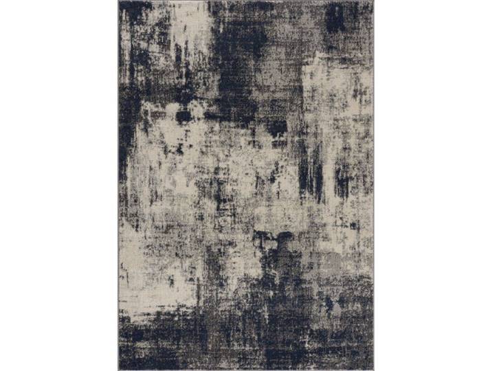 MILAN - Tapis d'inspiration  Createur  Taupe et Bleu petrole 080 x 150 cm
