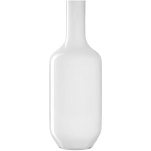 Leonardo Vase 041648, Milano, Glas, weiß, Solifleur-Bodenvase, bauchig, Höhe 50 cm