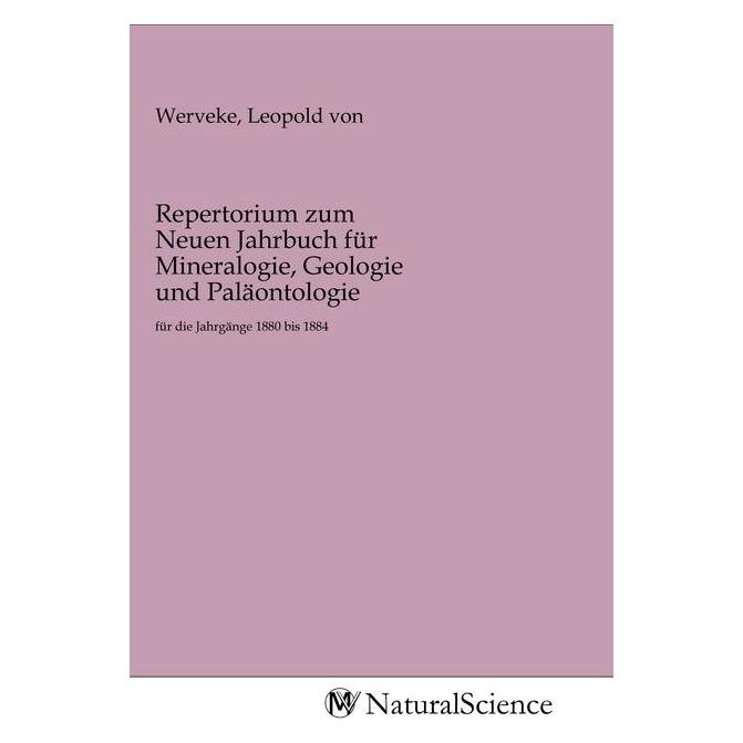 MV-NaturalScience Repertorium zum Neuen Jahrbuch für Mineralogie, Geologie und Paläontologie (2020) (56144335)